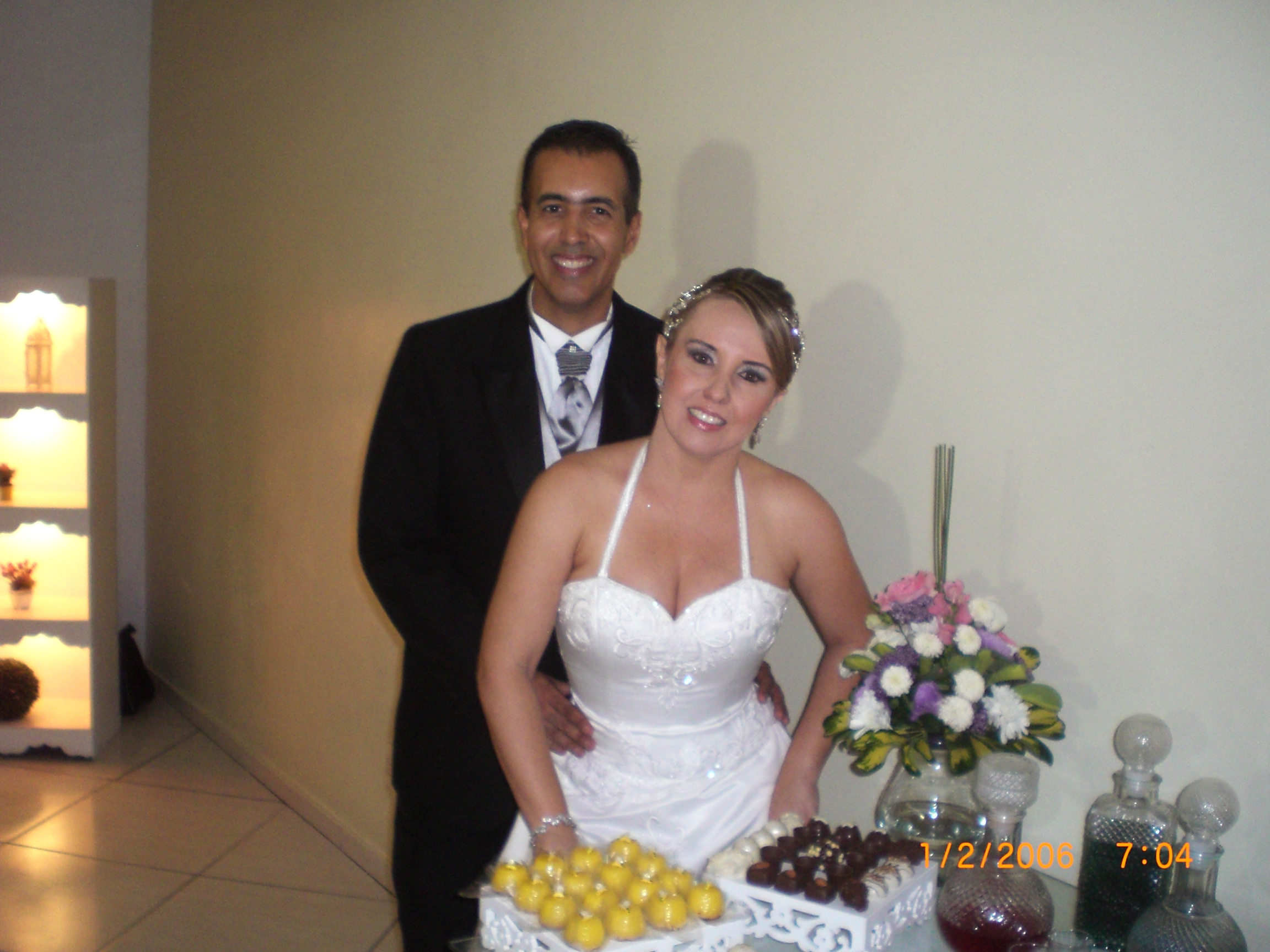 Foto dos noivos Marcelo e Adriana, 17.11.12