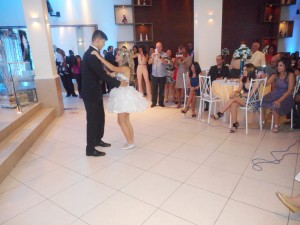 foto coreografia Leticia Pereira com seu principe Daniel, 28.8.15