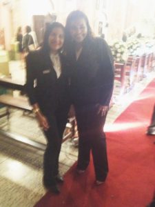 Na foto as cerimonialistas